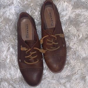 Sperry Lace Up Oxford Leather Shoe 8M